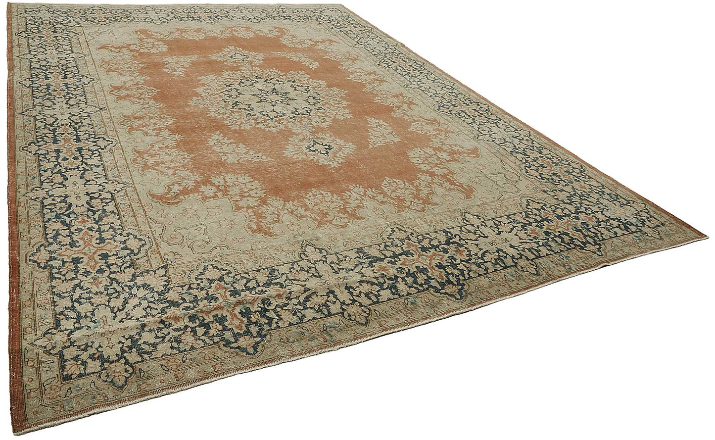 10x13 Beige Vintage Large Area Rug - 50242