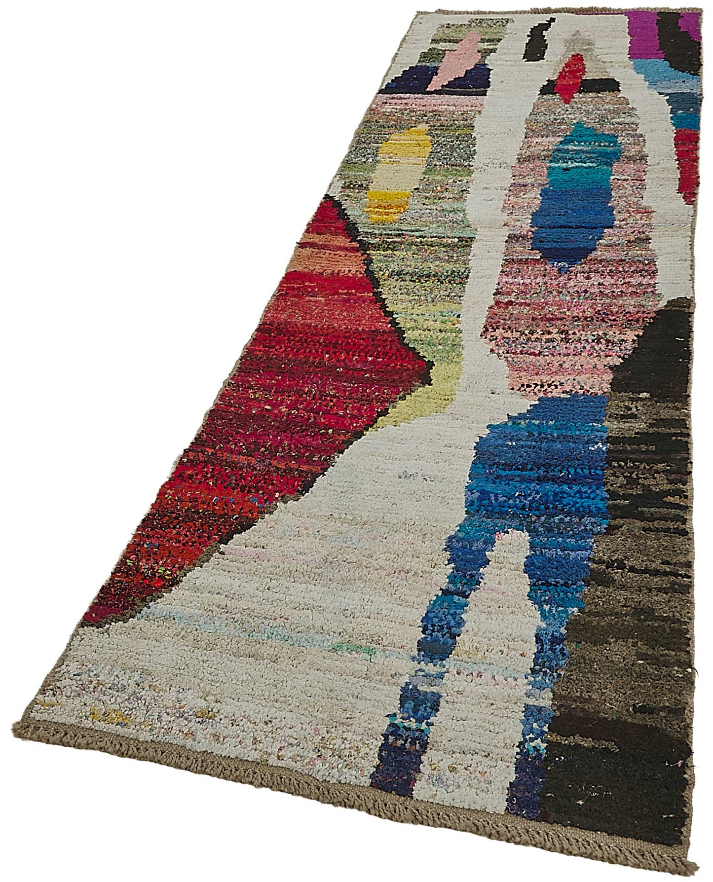 3x11 Multicolor Recycled Chaput Rug - 50248