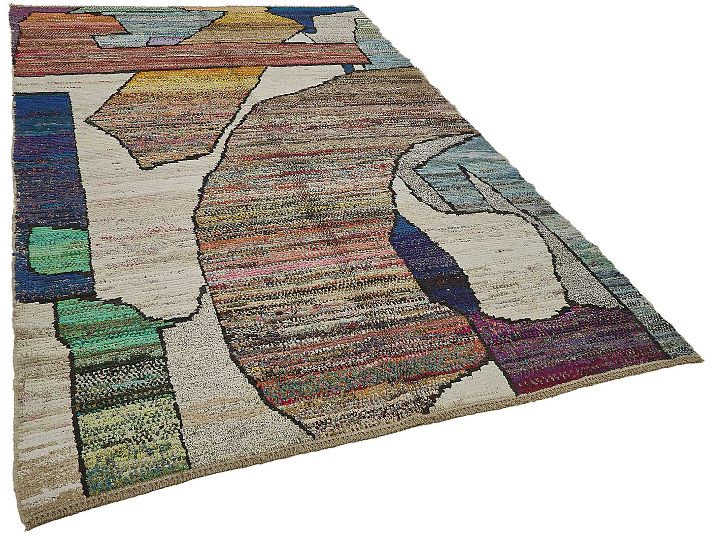 7x10 Multicolor Recycled Chaput Rug - 50287