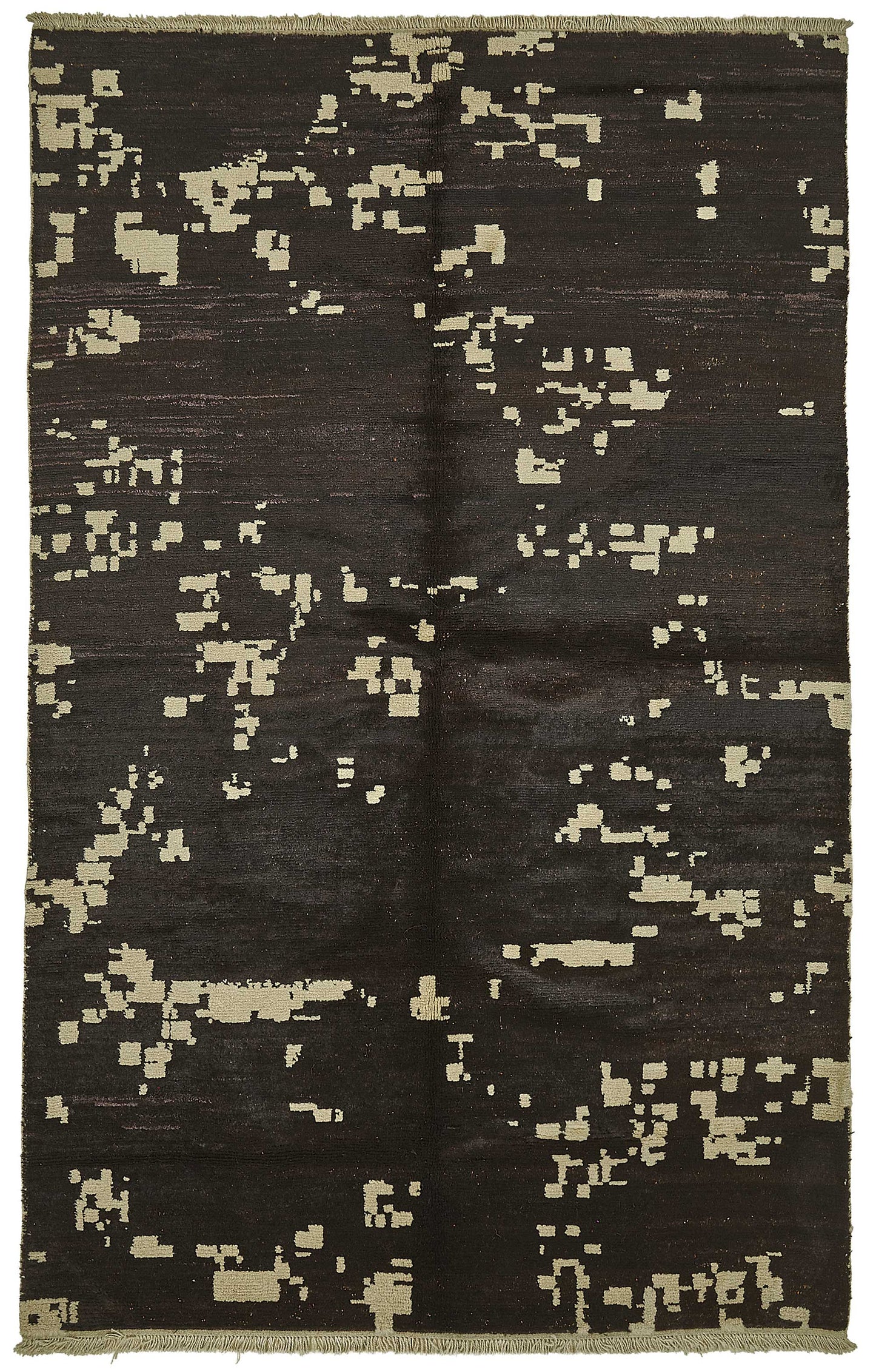 7x10 Black Recycled Chaput Rug - 50305