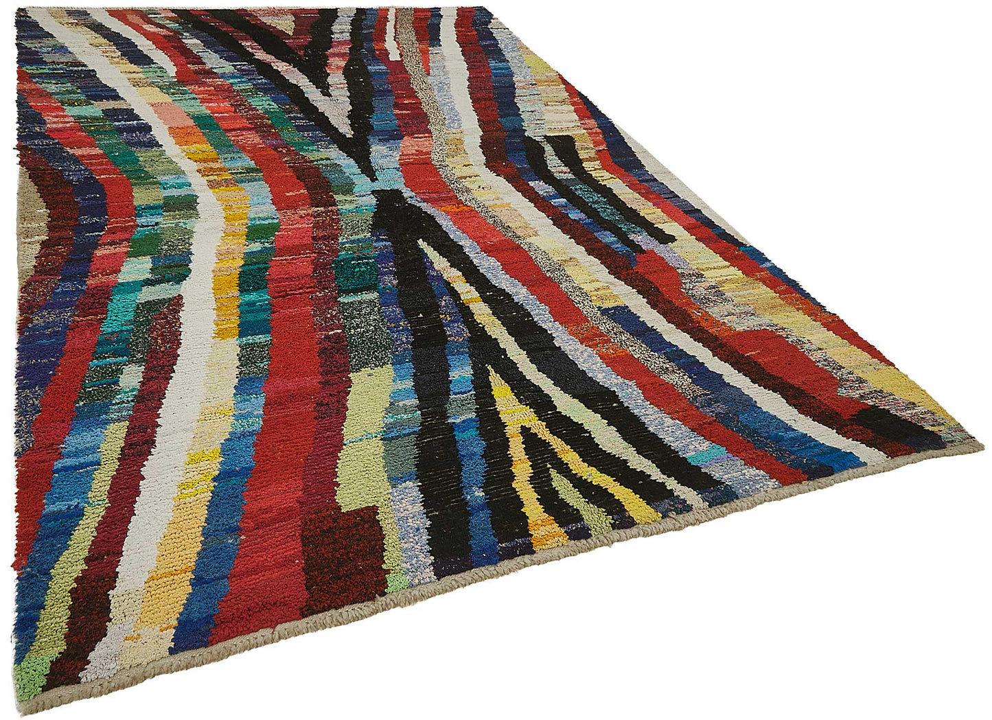 7x10 Multicolor Recycled Chaput Rug - 50309