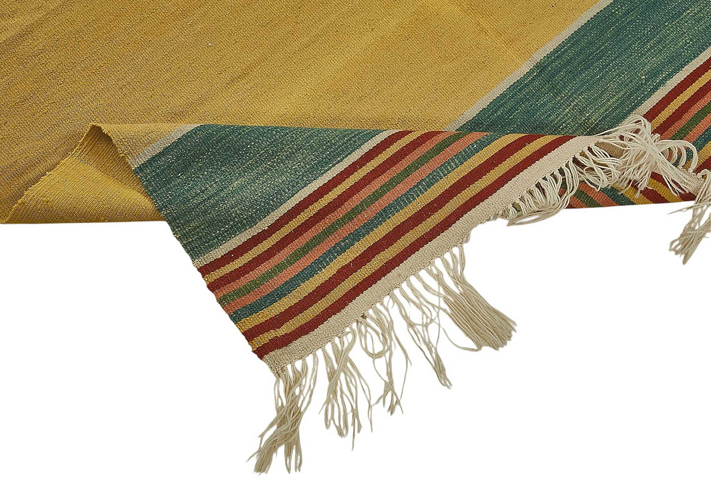 5x7 Handwoven Turkish Wool Kilim Rug - 50385