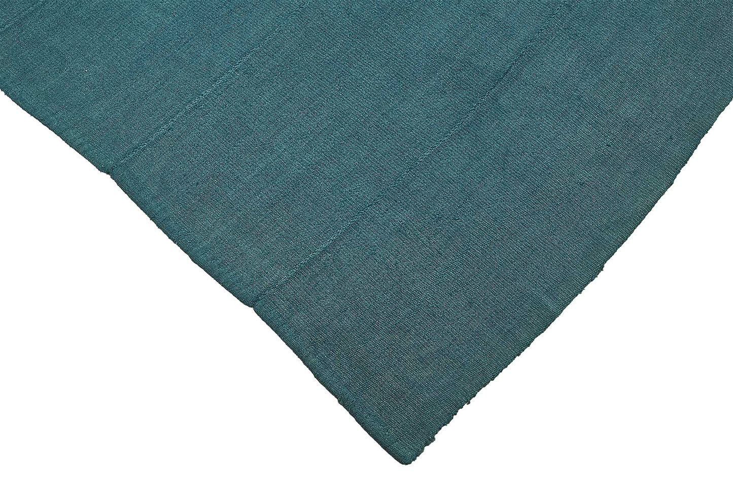 7x7 Blue Color Hemp Kilim Rug - 50404