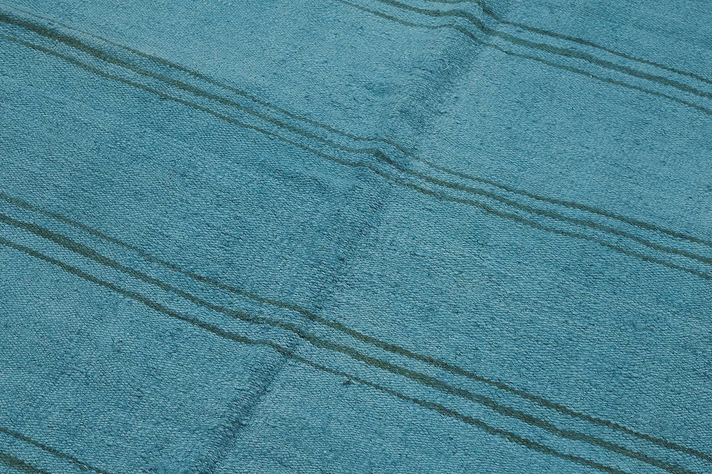 5x8 Blue Color Hemp Kilim Rug - 50407