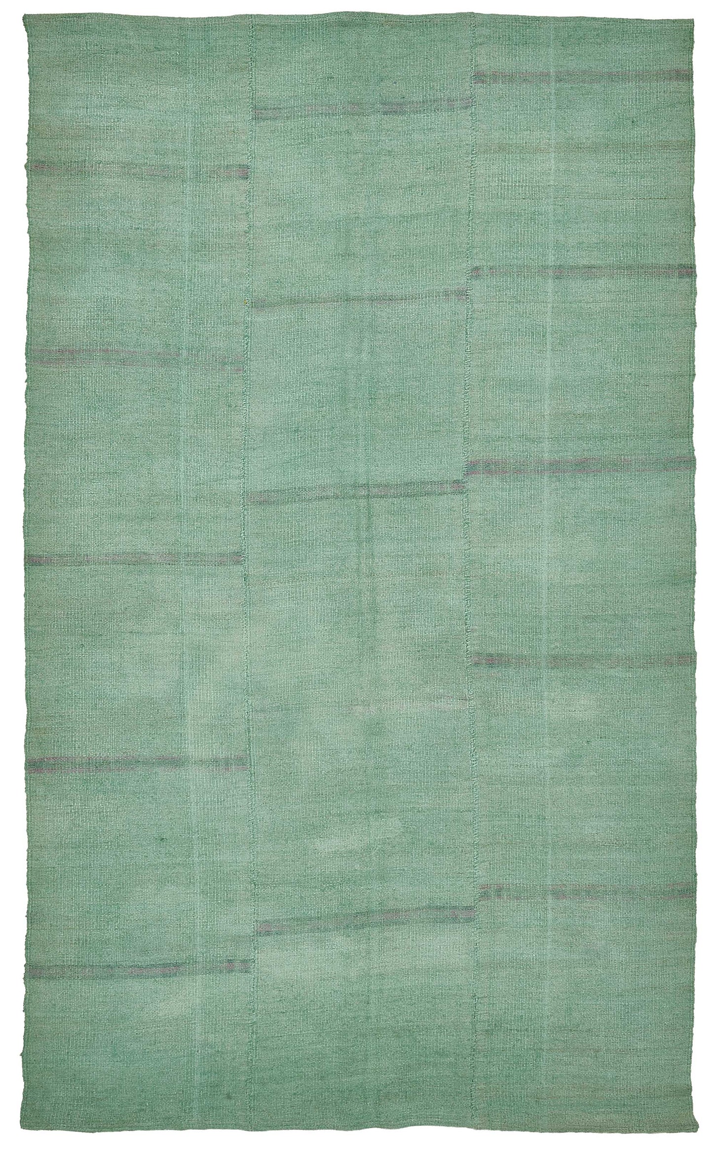 6x9 Turquoise Color Hemp Kilim Rug - 50410