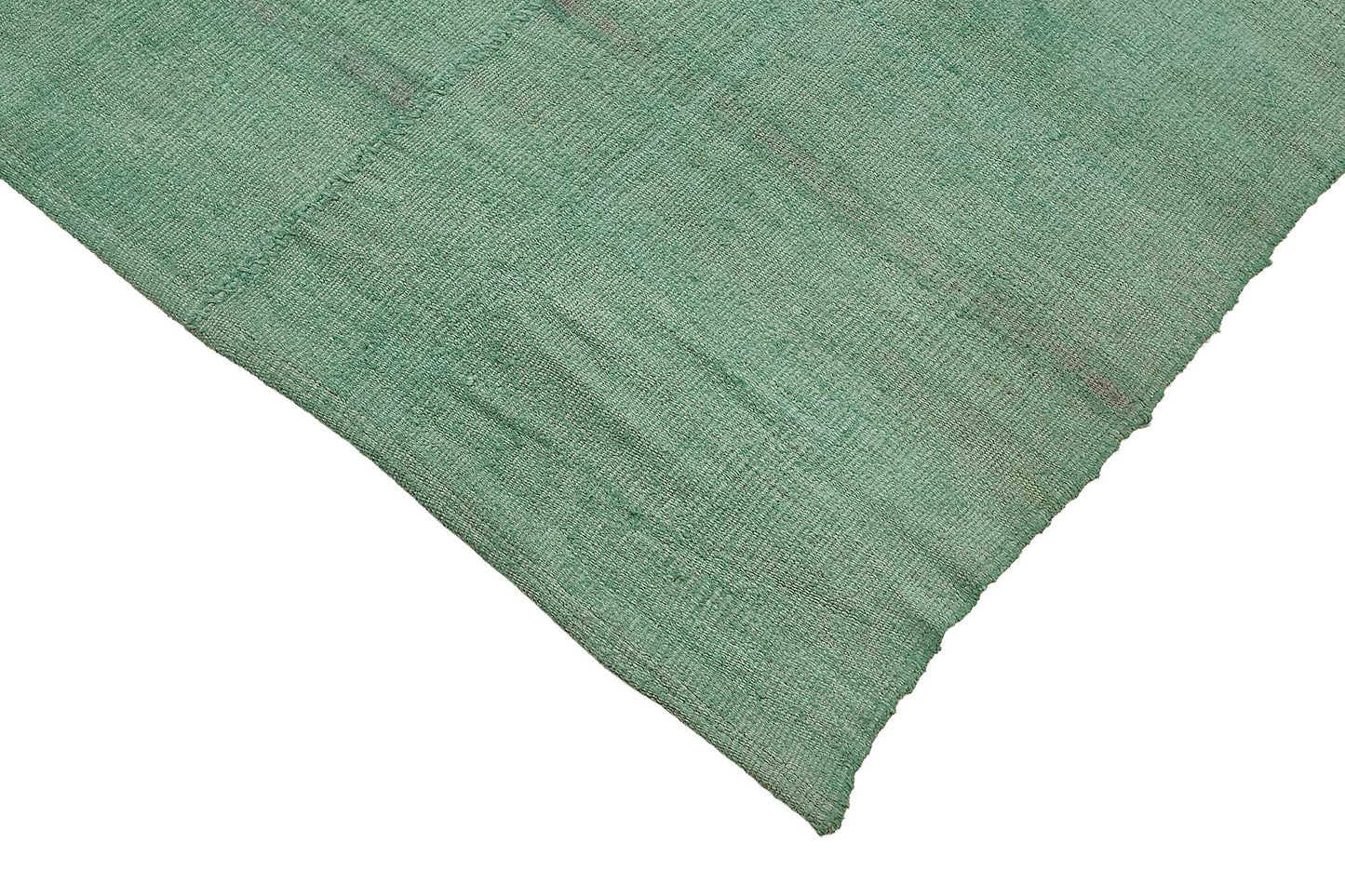 6x9 Turquoise Color Hemp Kilim Rug - 50410