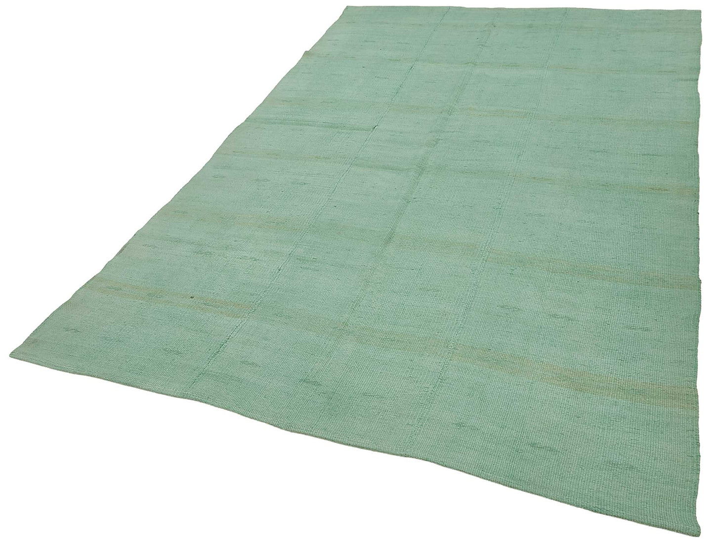 6x10 Turquoise Color Hemp Kilim Rug - 50412