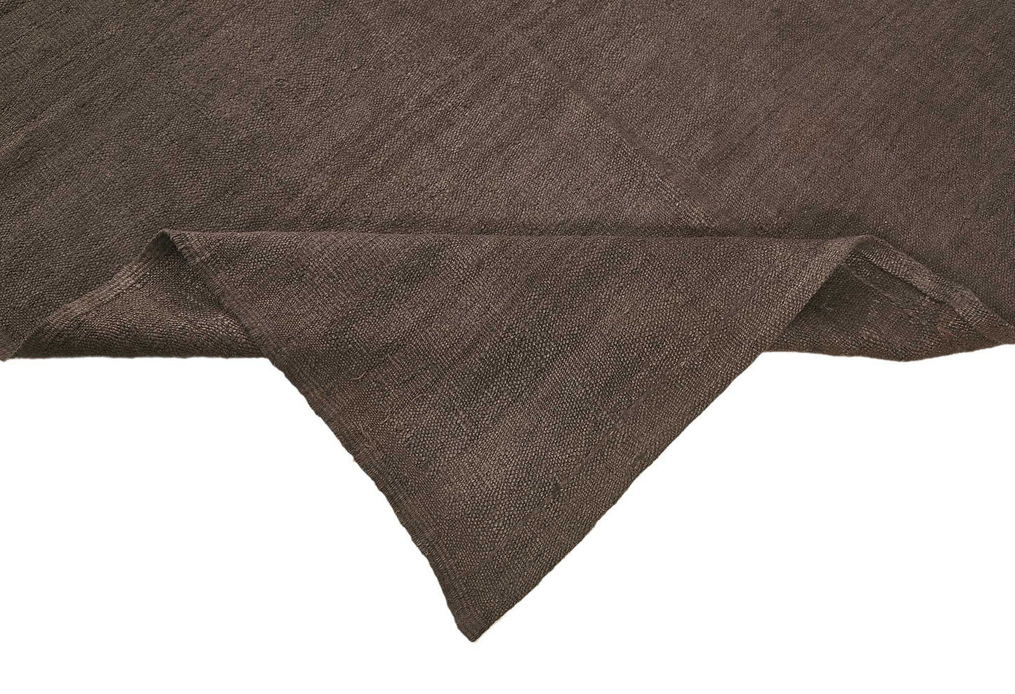 5x8 Brown Color Hemp Kilim Rug - 50426