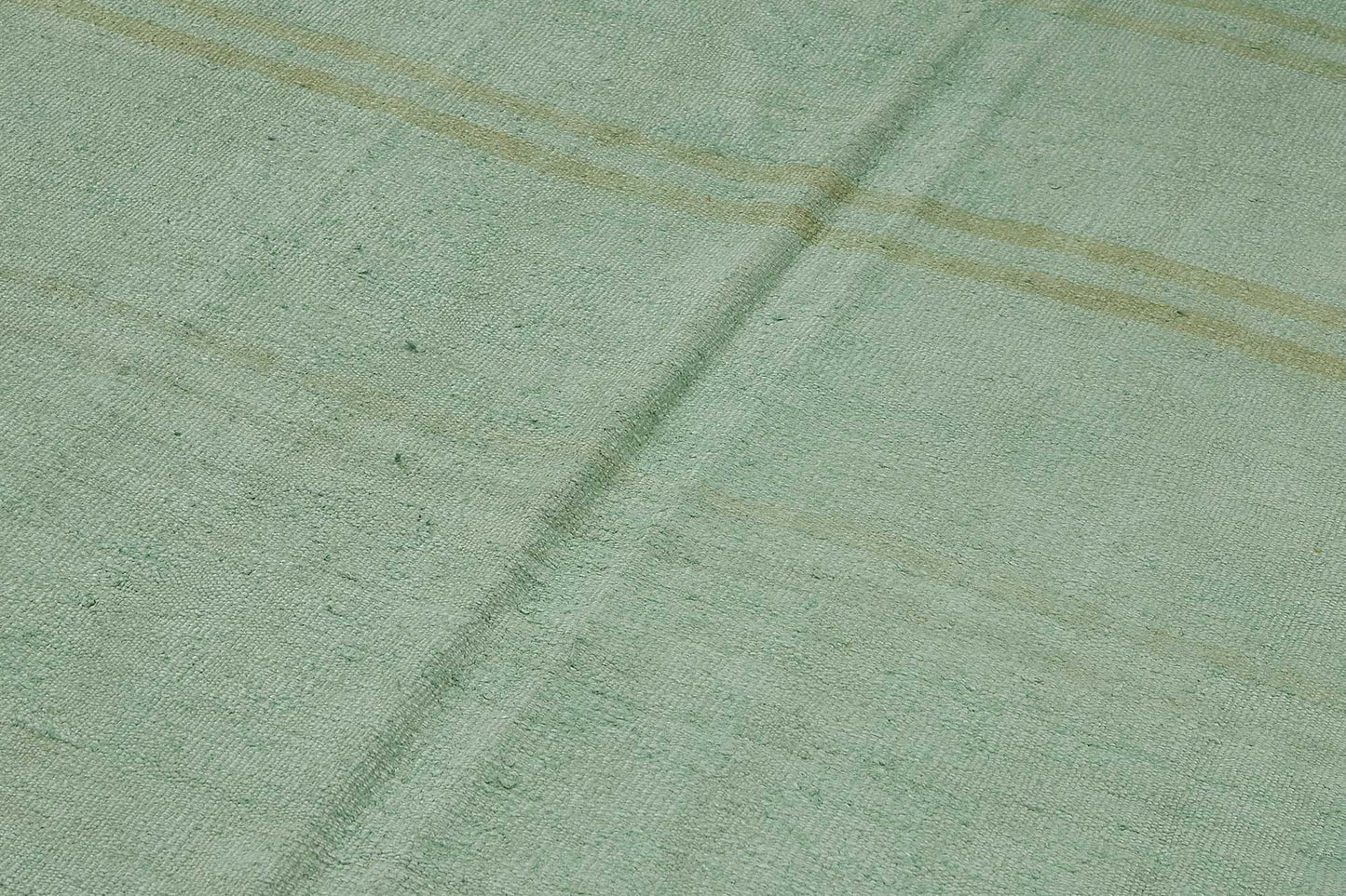 5x9 Turquoise Color Hemp Kilim Rug - 50443