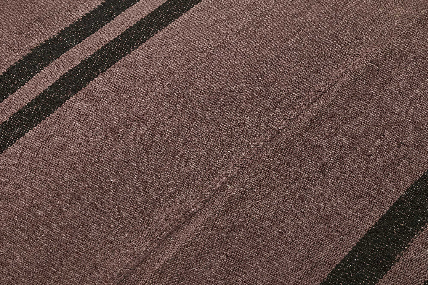 5x7 Brown Color Hemp Kilim Rug - 50446