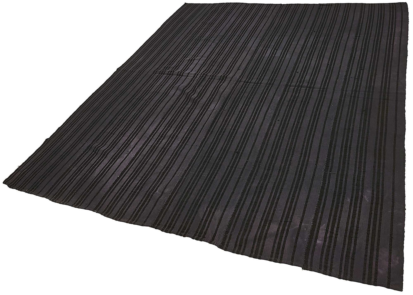 6x8 Grey Color Hemp Kilim Rug - 50461
