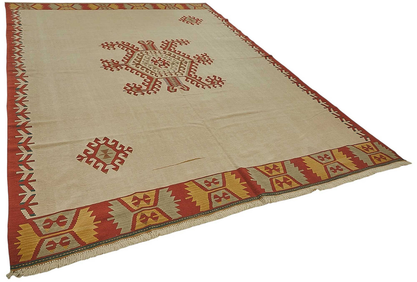 8x11 Handwoven Turkish Kilim Rug - 50509
