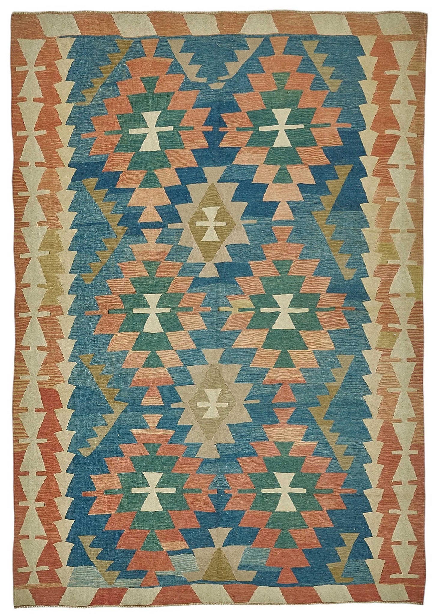 6x9 Handwoven Turkish Kilim Rug - 50510