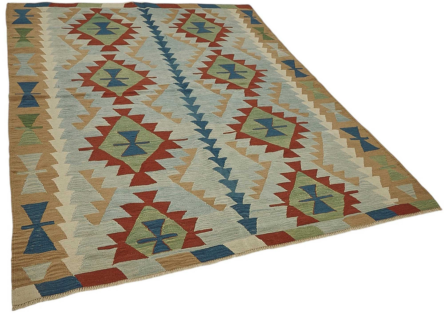 6x8 Handwoven Turkish Kilim Rug - 50512