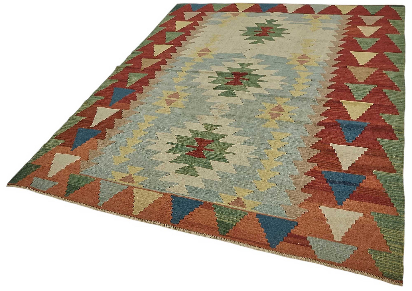 6x8 Handwoven Turkish Kilim Rug - 50513
