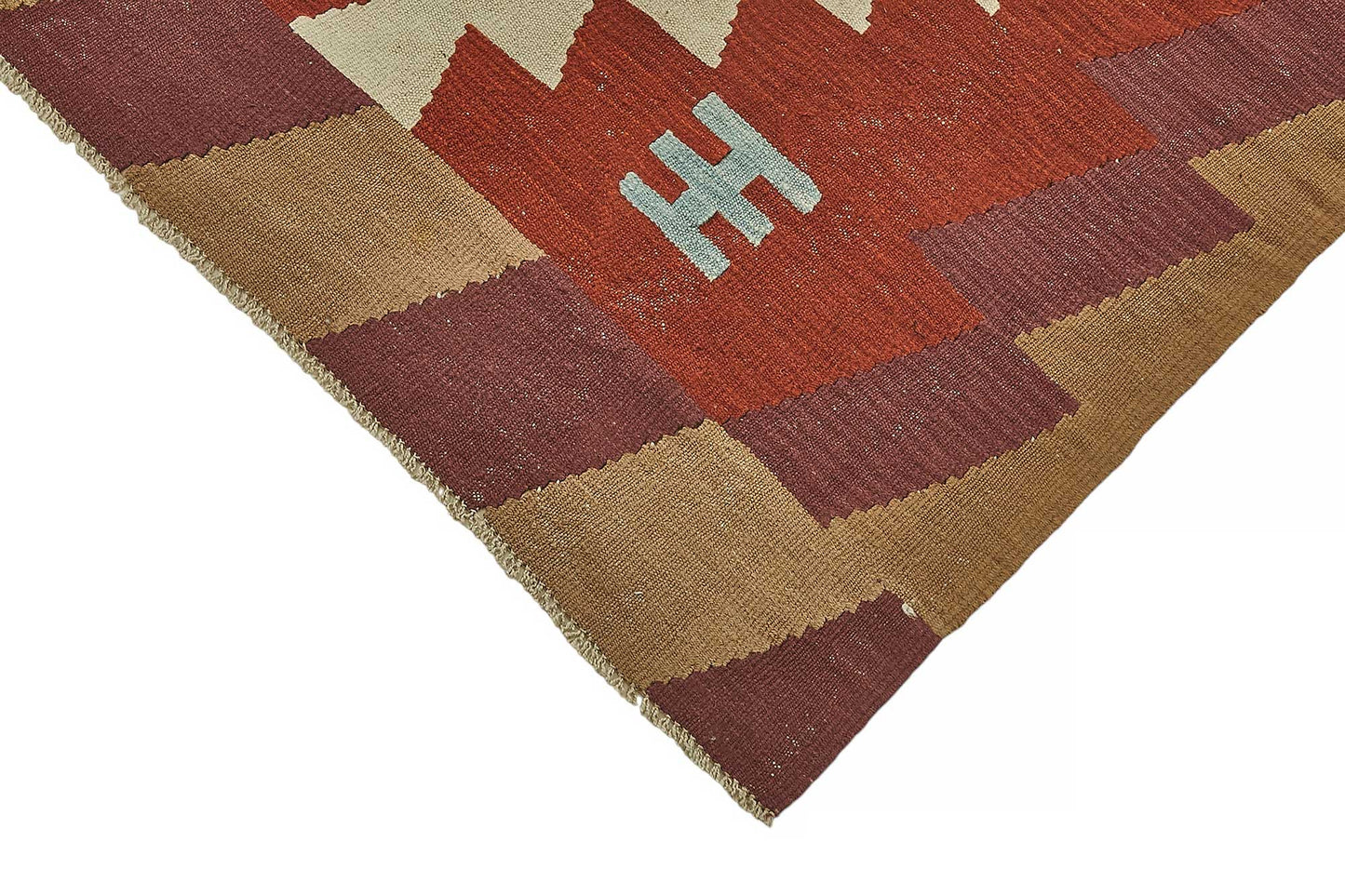 6x9 Handwoven Turkish Kilim Rug - 50517