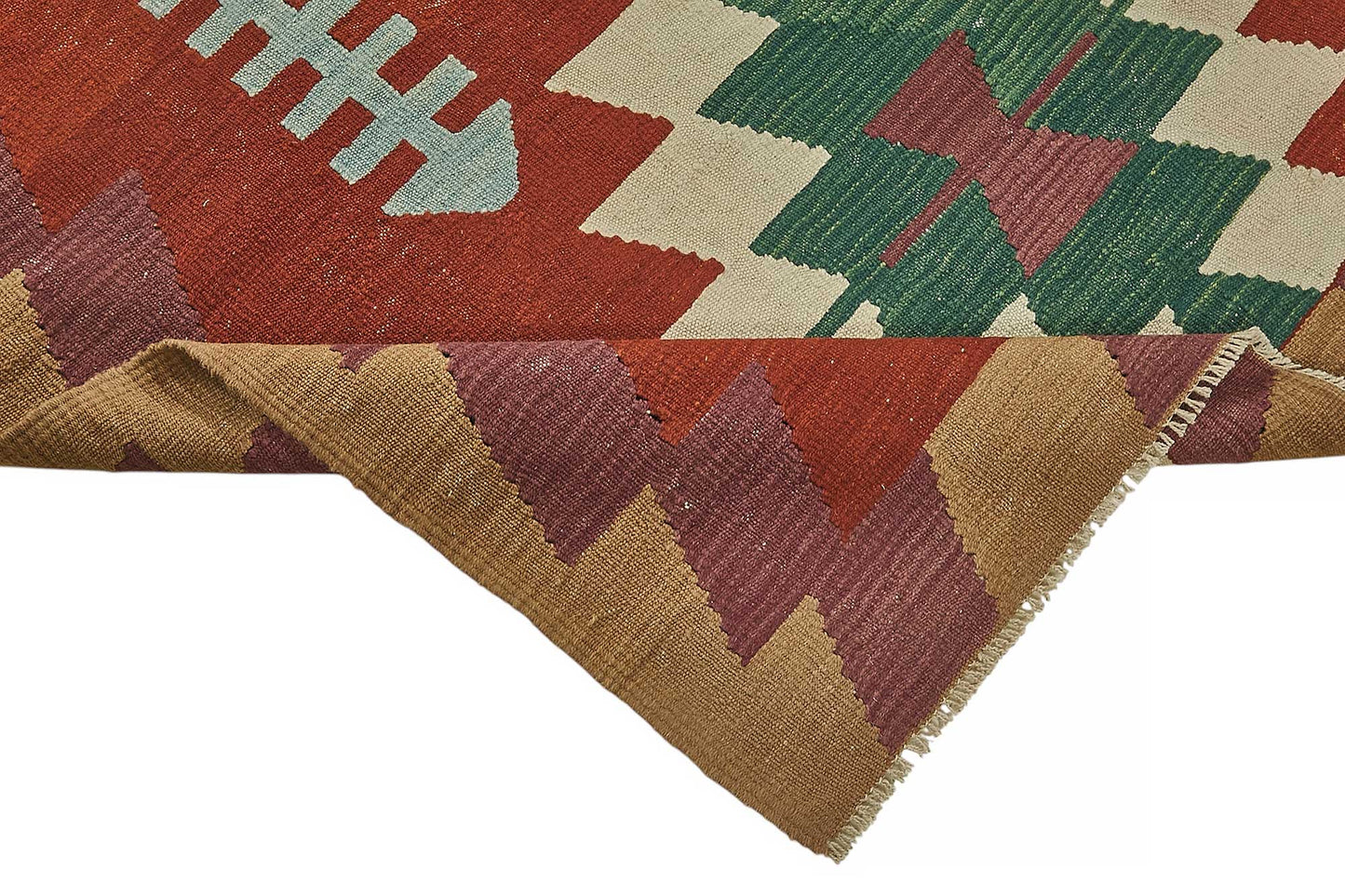 6x9 Handwoven Turkish Kilim Rug - 50517