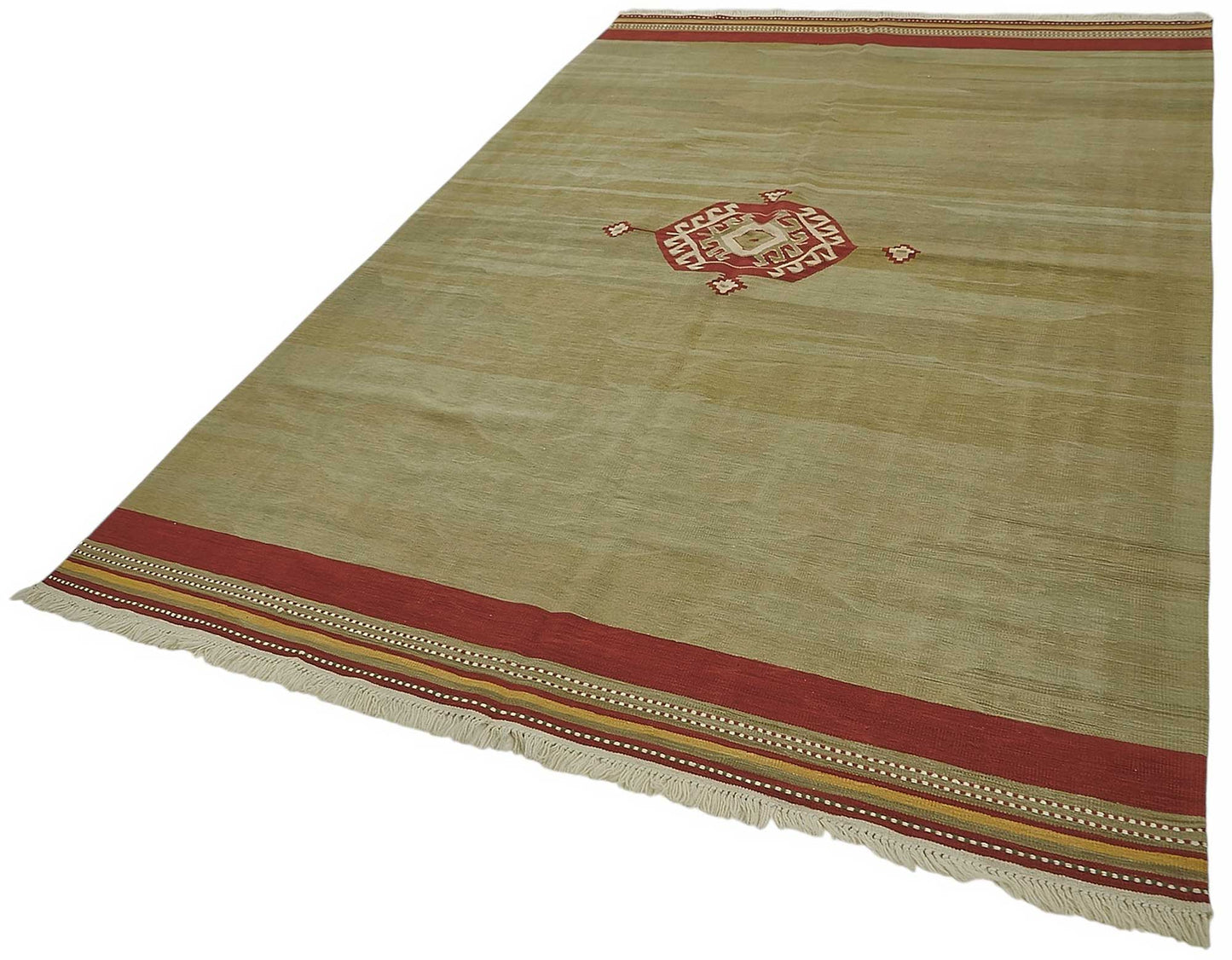 6x10 Handwoven Turkish Kilim Rug - 50523