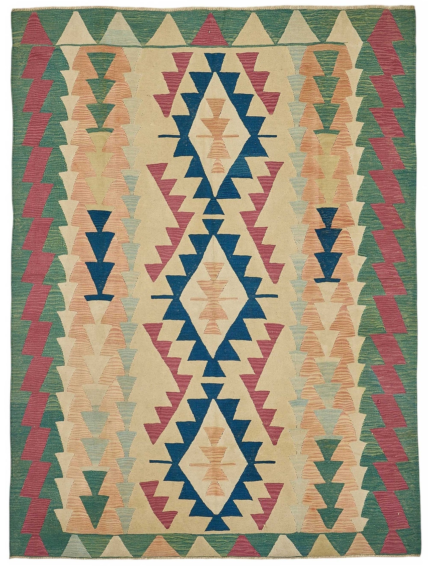 6x8 Handwoven Turkish Kilim Rug - 50527