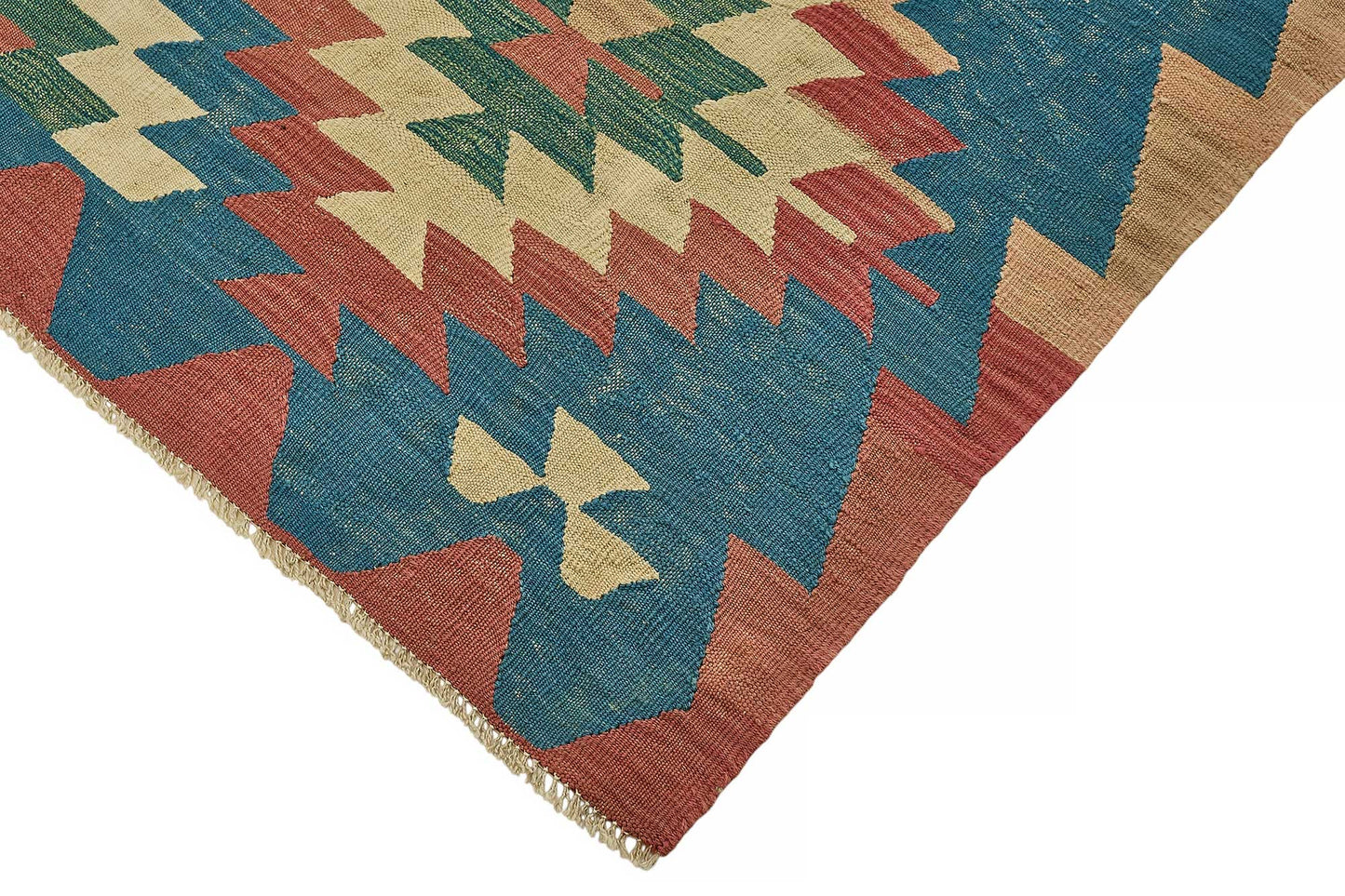 5x8 Handwoven Turkish Kilim Rug - 50536