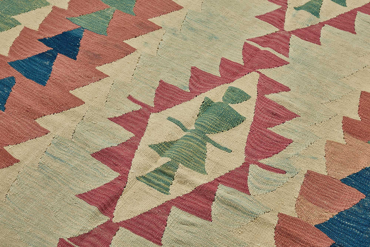 6x9 Handwoven Turkish Kilim Rug - 50548