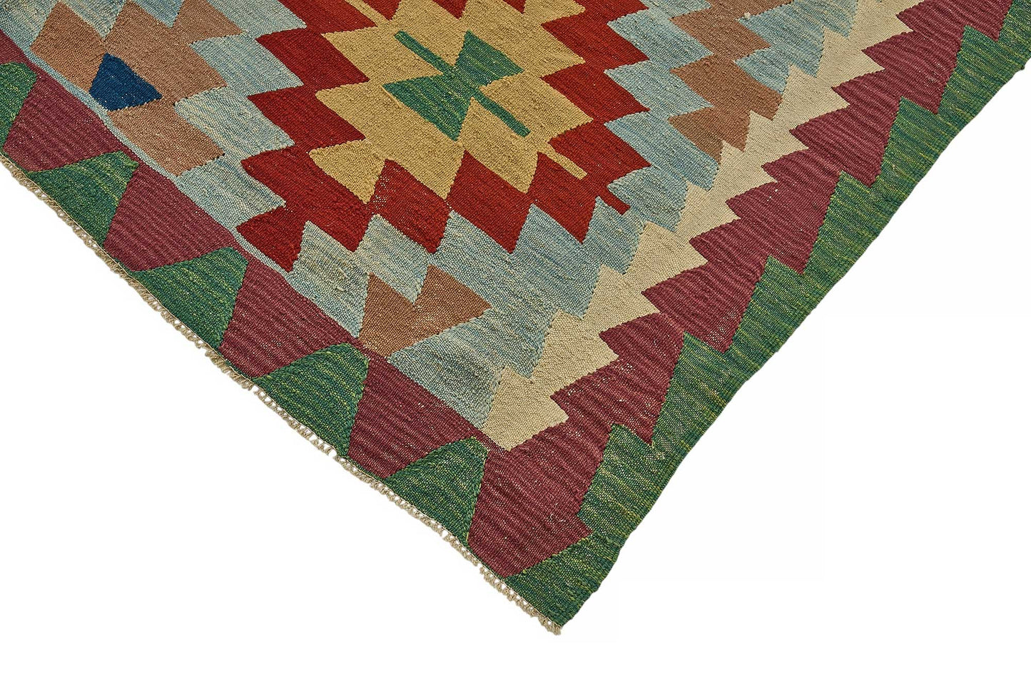 6x9 Handwoven Turkish Kilim Rug - 50570