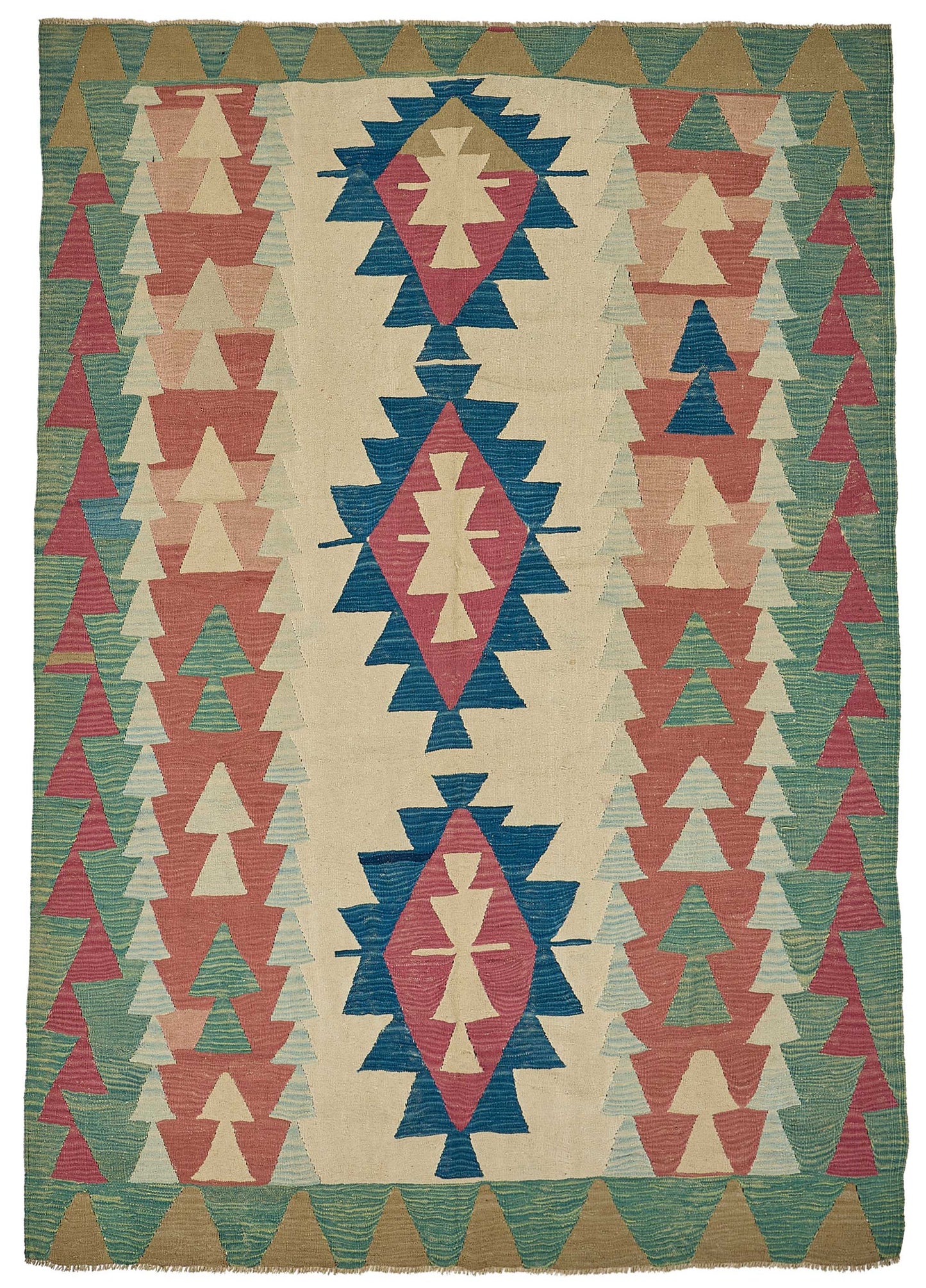 6x9 Handwoven Turkish Kilim Rug - 50580