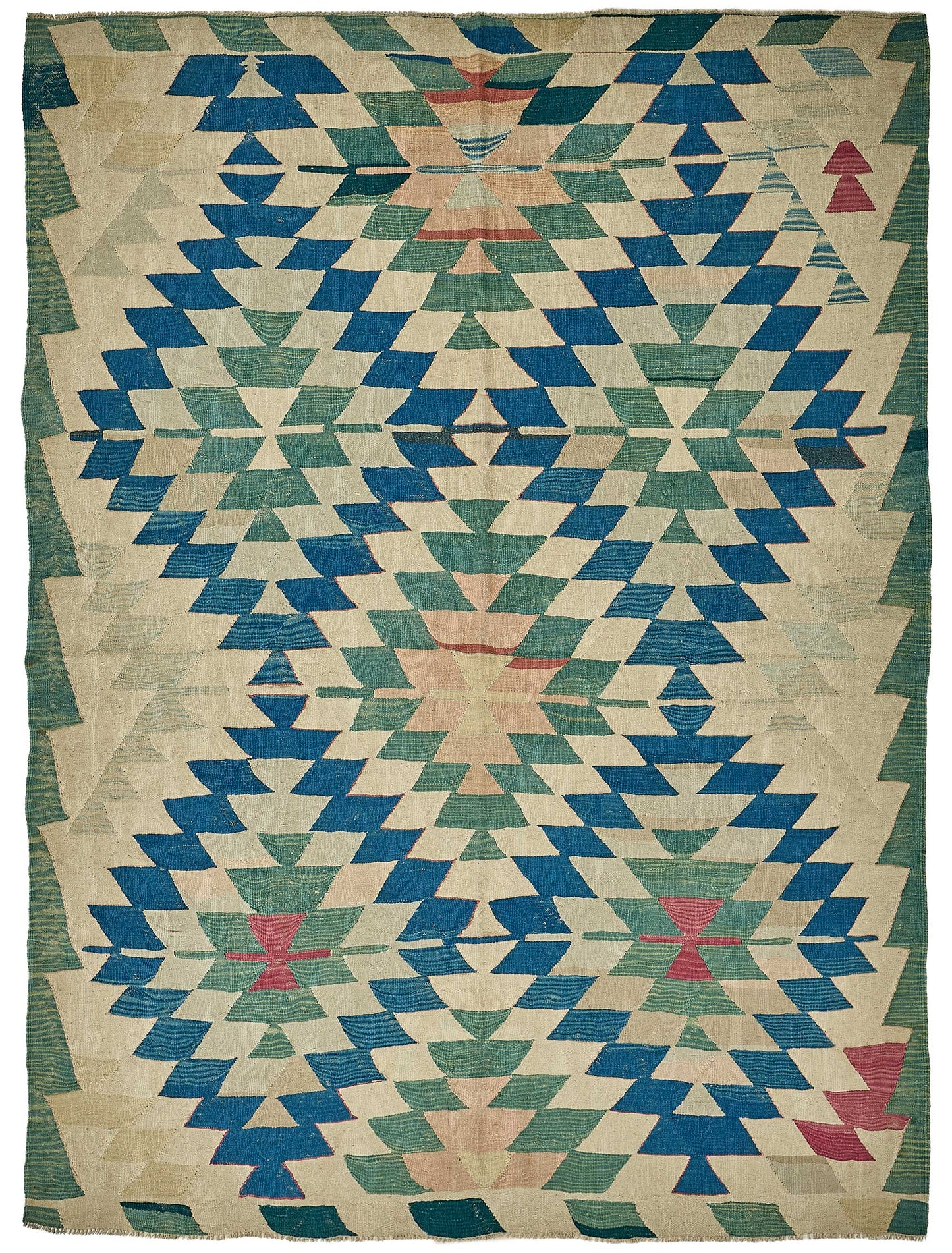 6x9 Handwoven Turkish Kilim Rug - 50585
