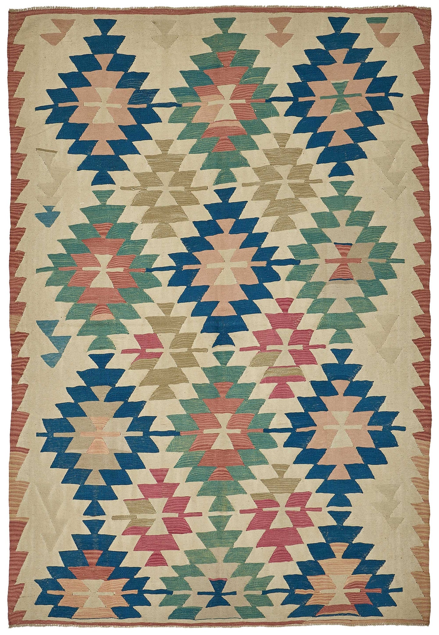 6x9 Handwoven Turkish Kilim Rug - 50587