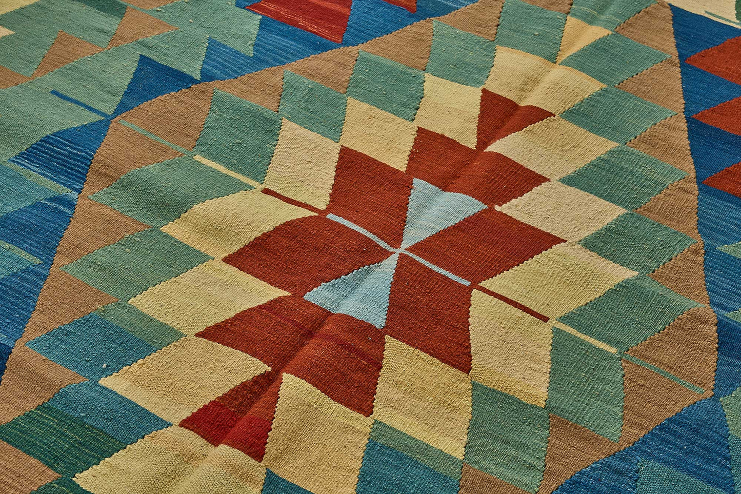 6x7 Handwoven Turkish Kilim Rug - 50593