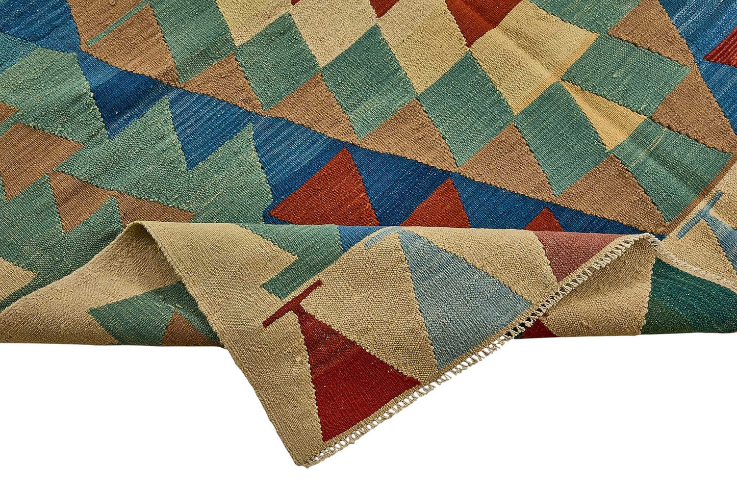 6x7 Handwoven Turkish Kilim Rug - 50593
