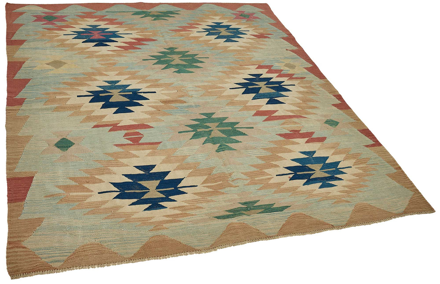 6x8 Handwoven Turkish Kilim Rug - 50594