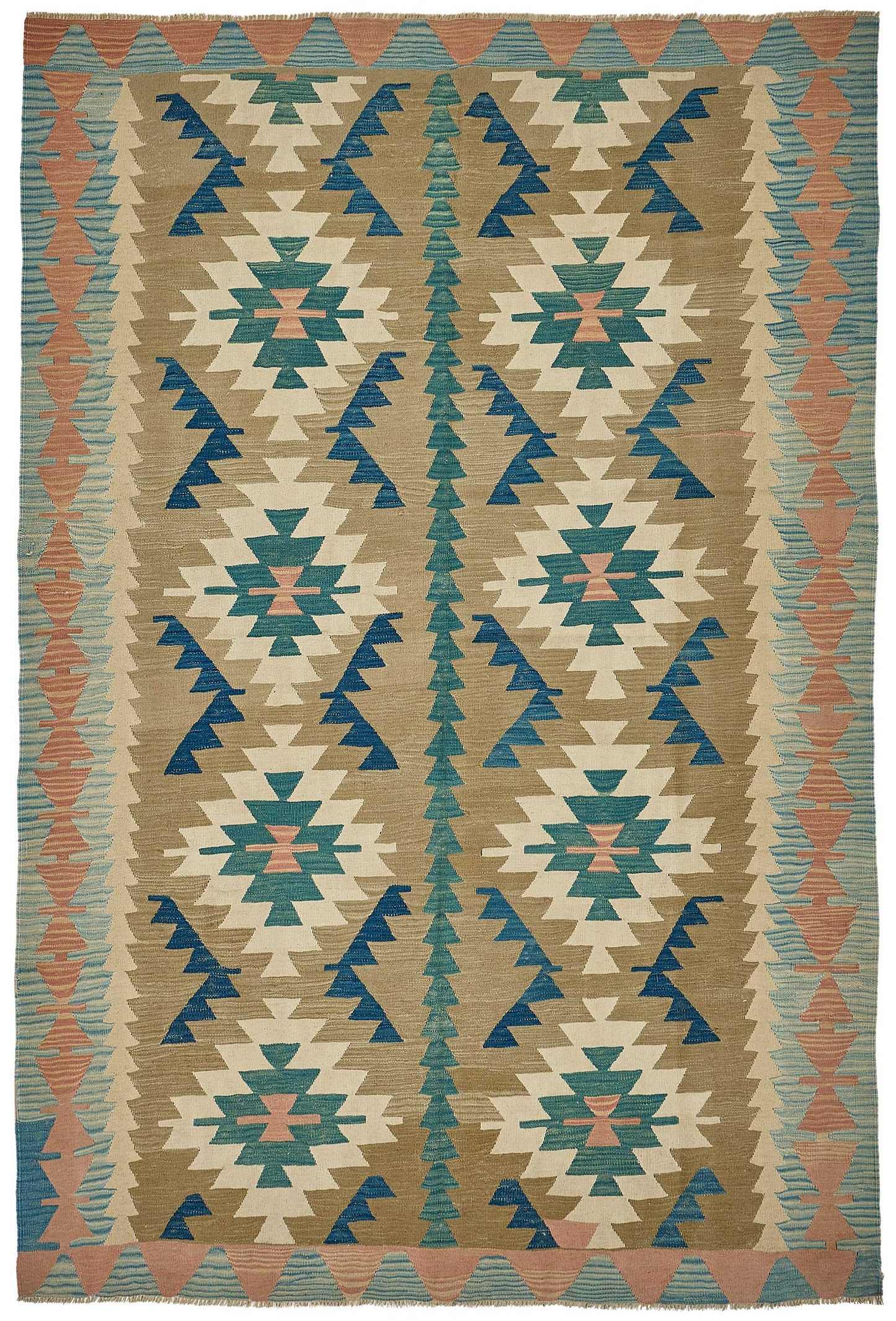 6x9 Handwoven Turkish Kilim Rug - 50601