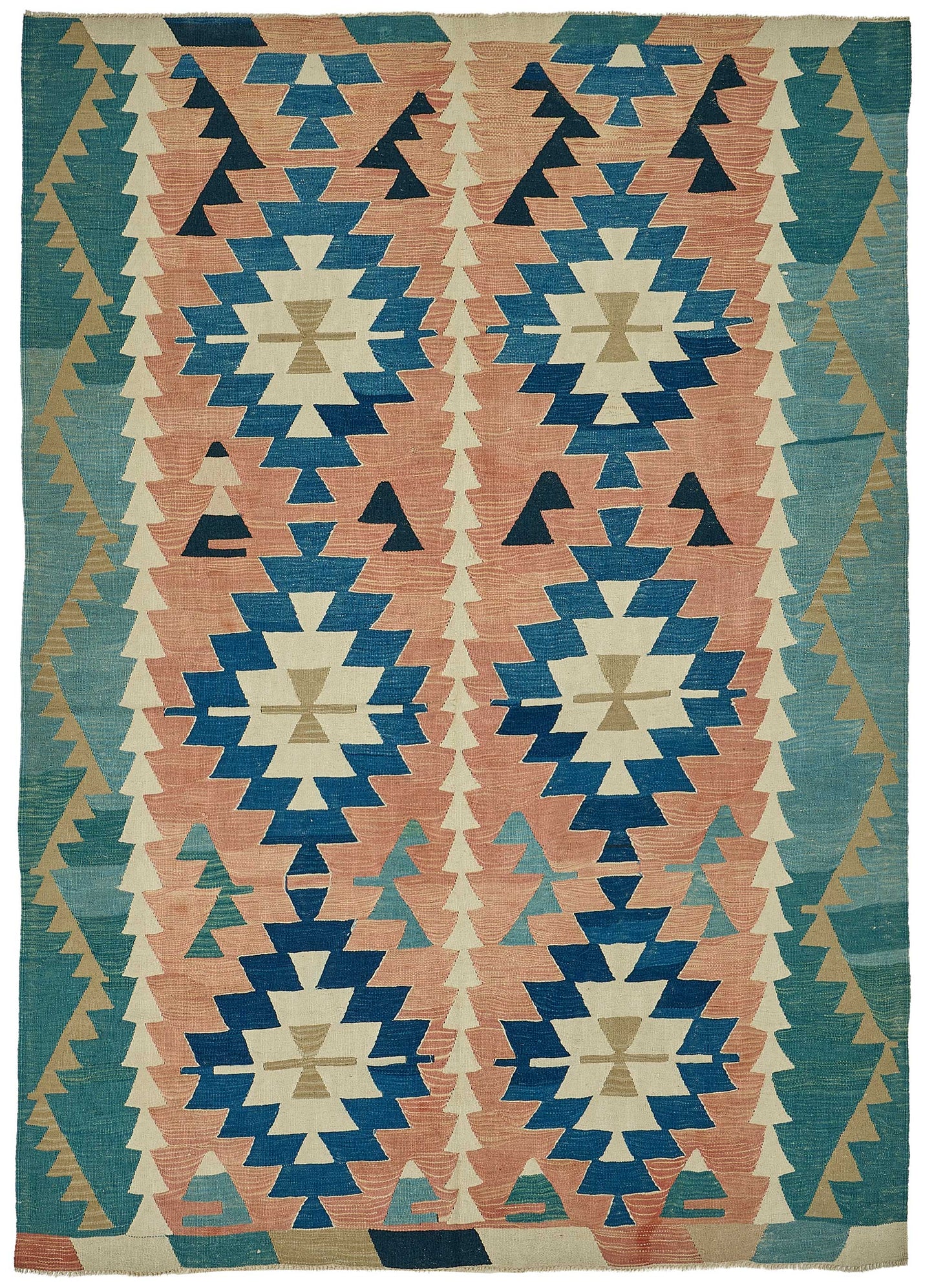 6x9 Handwoven Turkish Kilim Rug - 50606