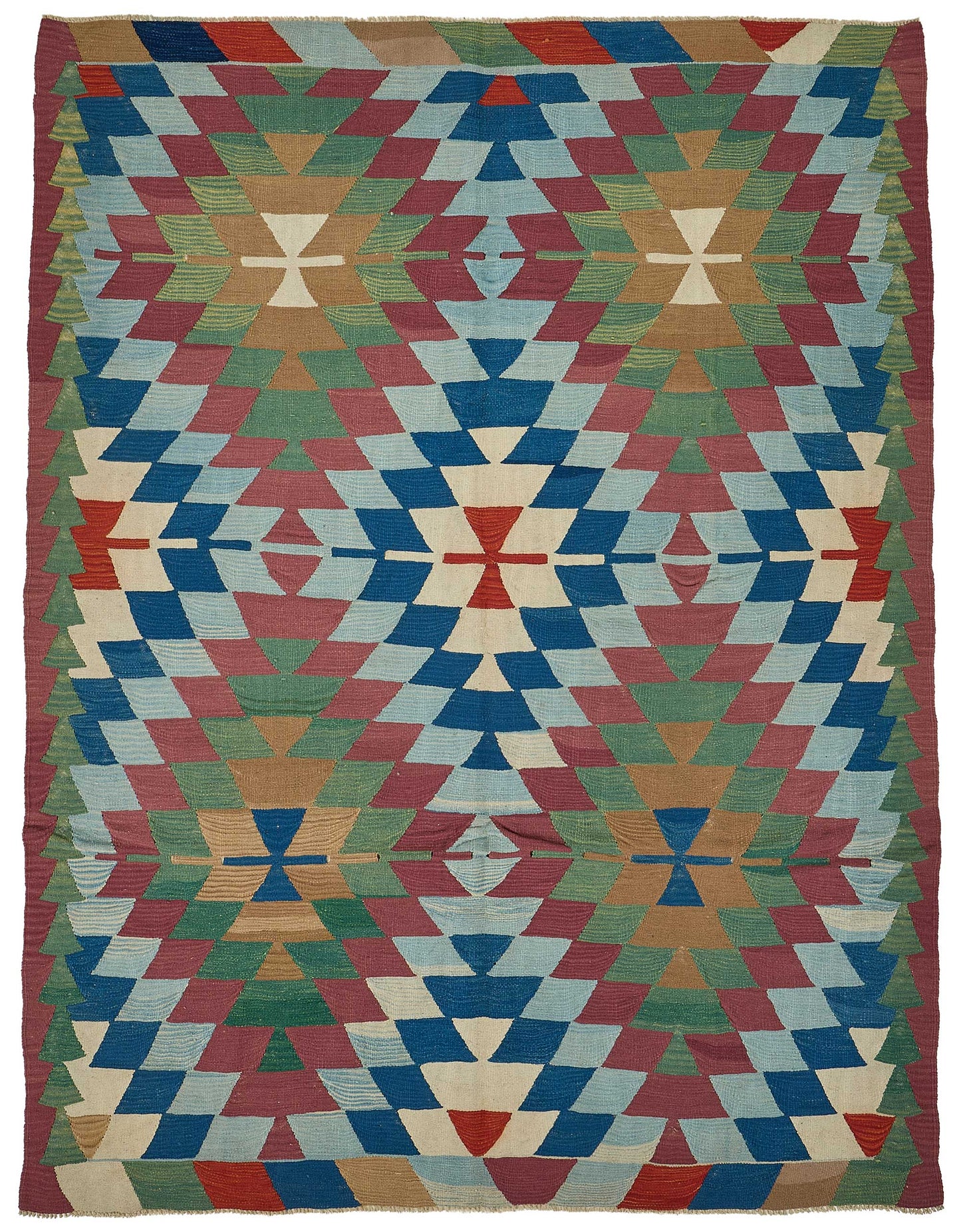 6x8 Handwoven Turkish Kilim Rug - 50617