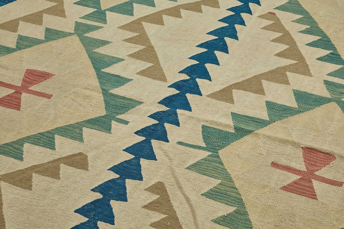 7x11 Handwoven Turkish Kilim Rug - 50621