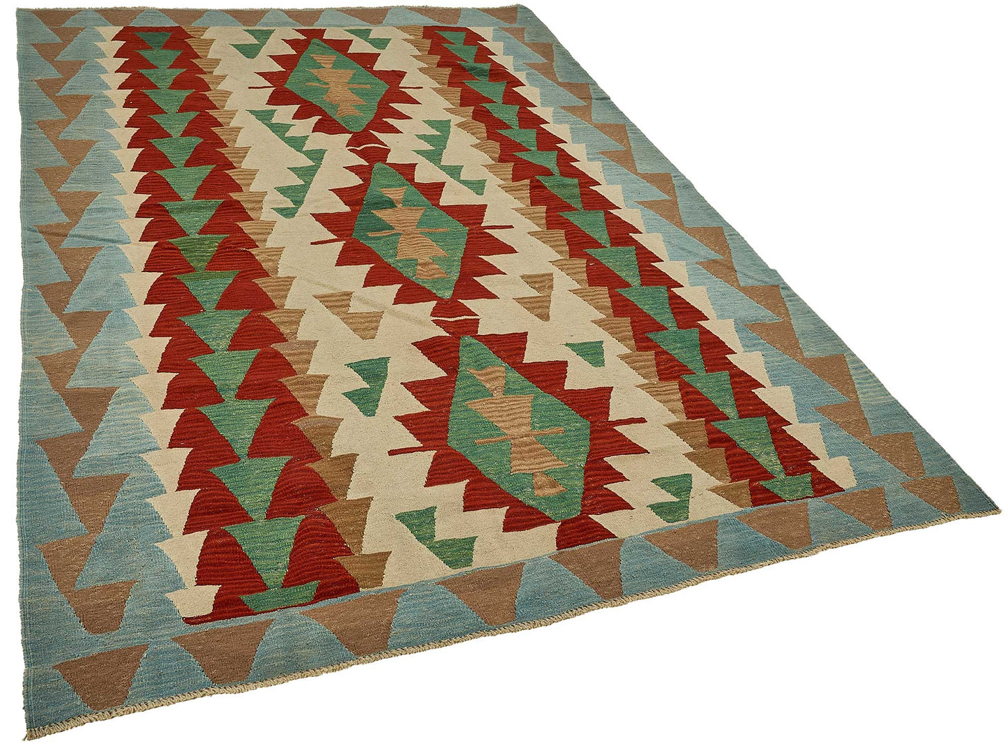 6x9 Handwoven Turkish Kilim Rug - 50629