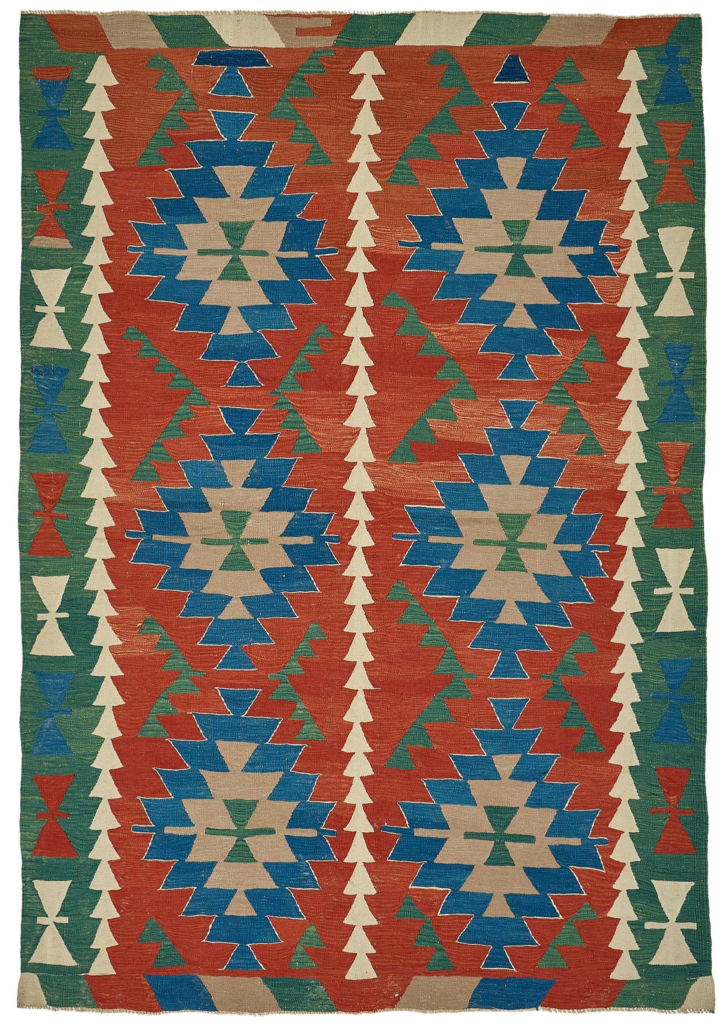 6x9 Handwoven Turkish Kilim Rug - 50640