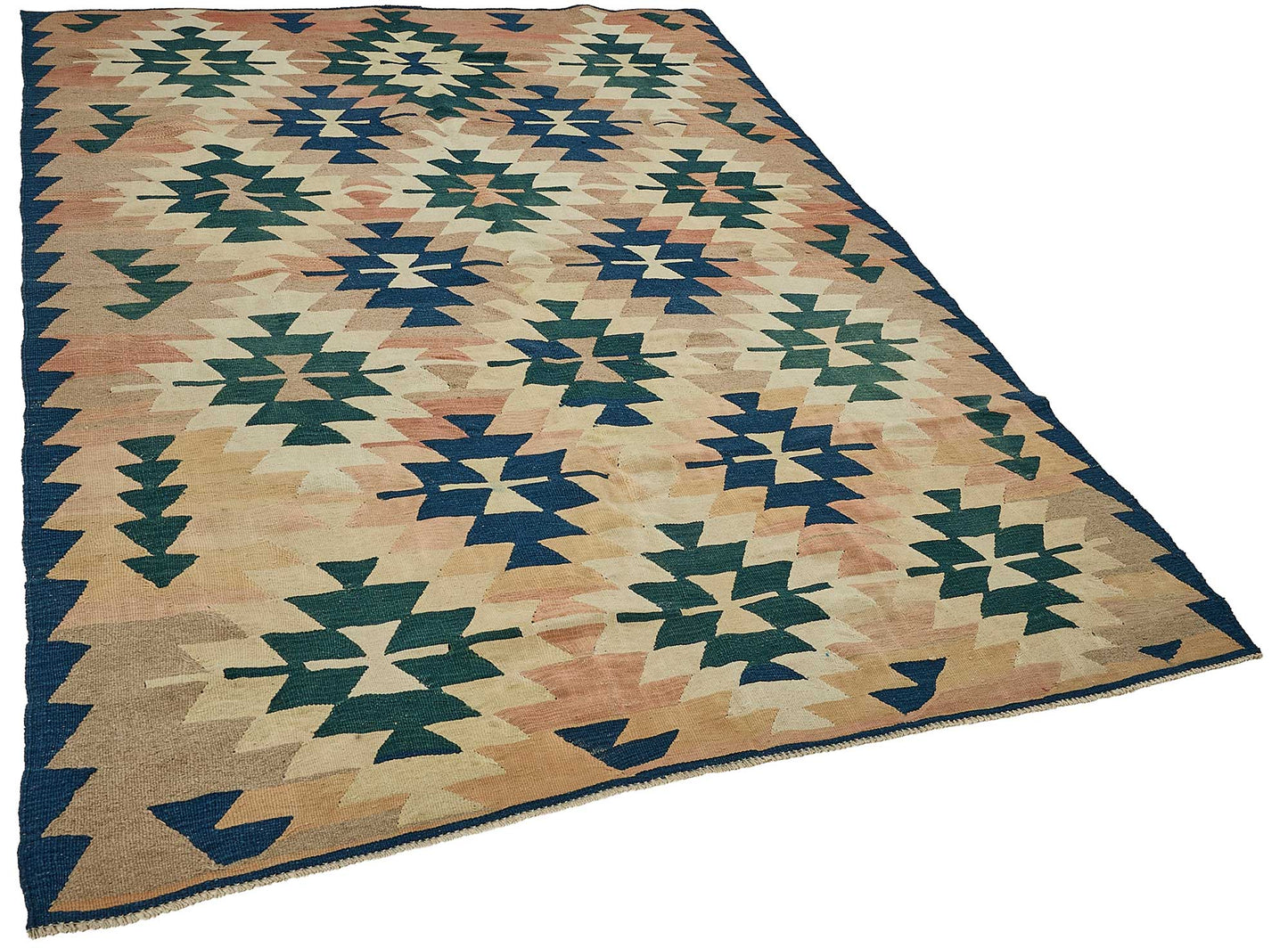6x9 Handwoven Turkish Kilim Rug - 50651