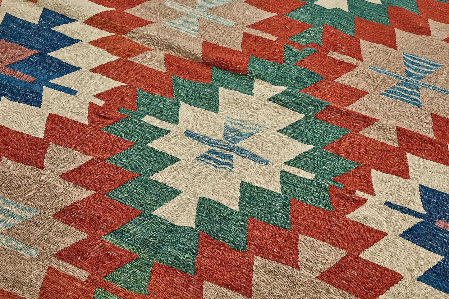 7x11 Handwoven Turkish Kilim Rug - 50660