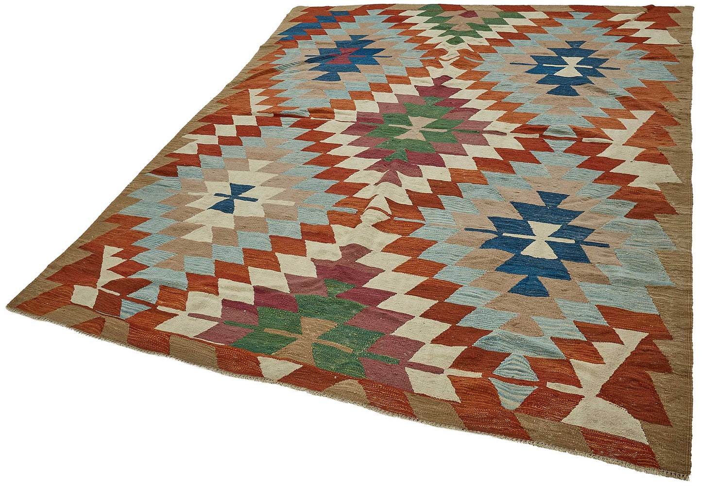 6x9 Handwoven Turkish Kilim Rug - 50662