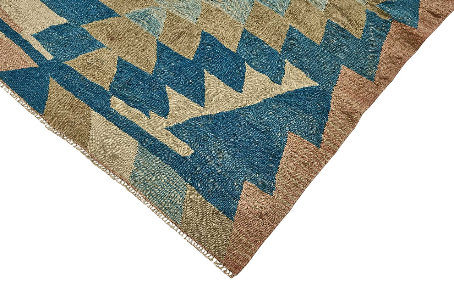 7x9 Handwoven Turkish Kilim Rug - 50663