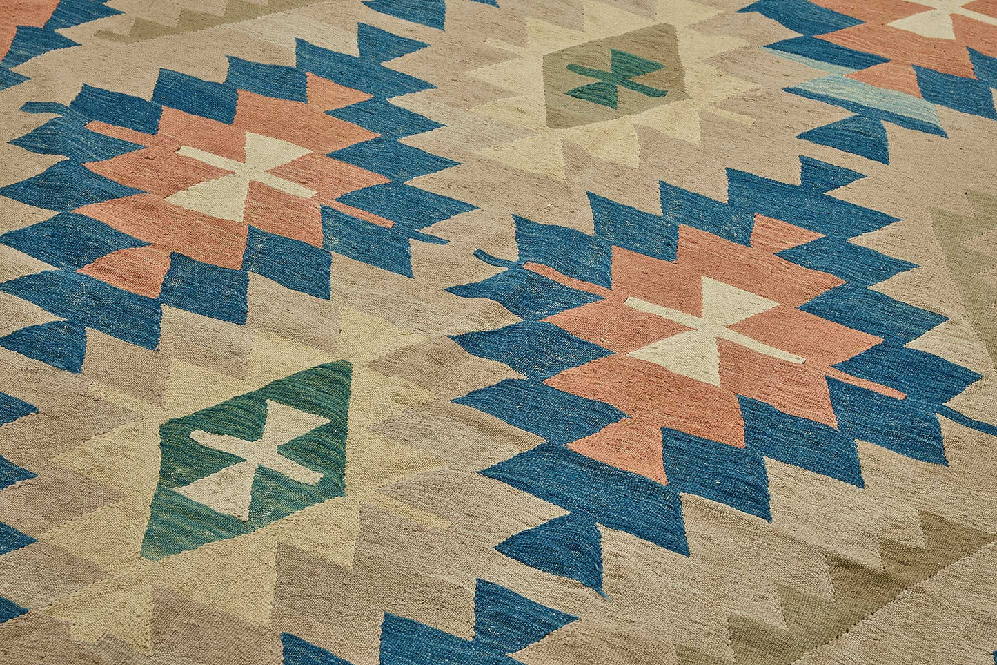 7x11 Handwoven Turkish Kilim Rug - 50679