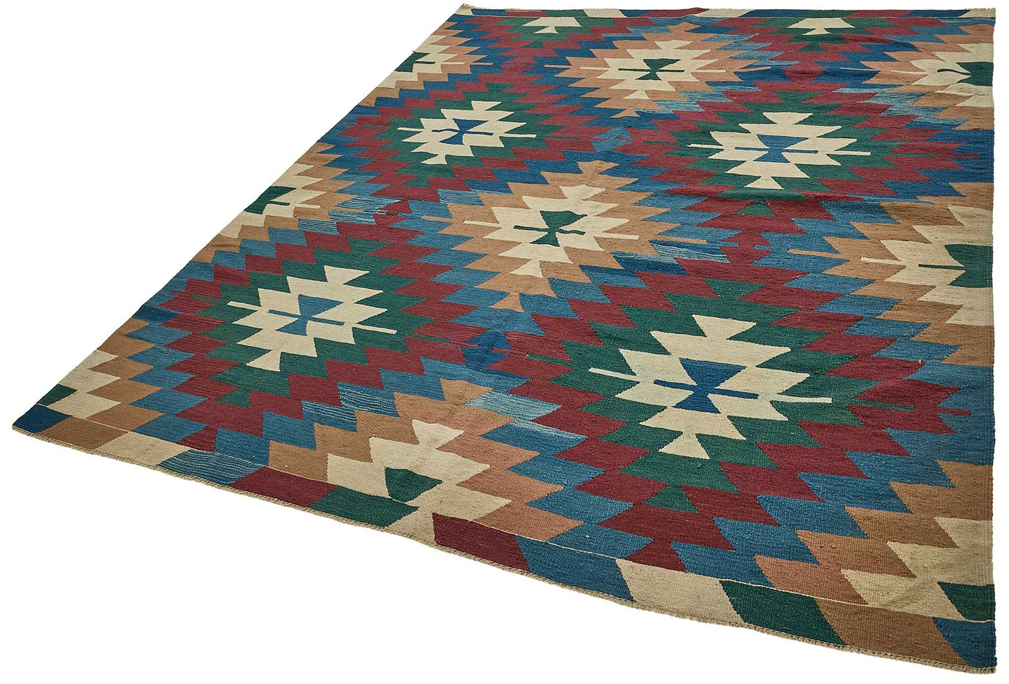 6x8 Handwoven Turkish Kilim Rug - 50686