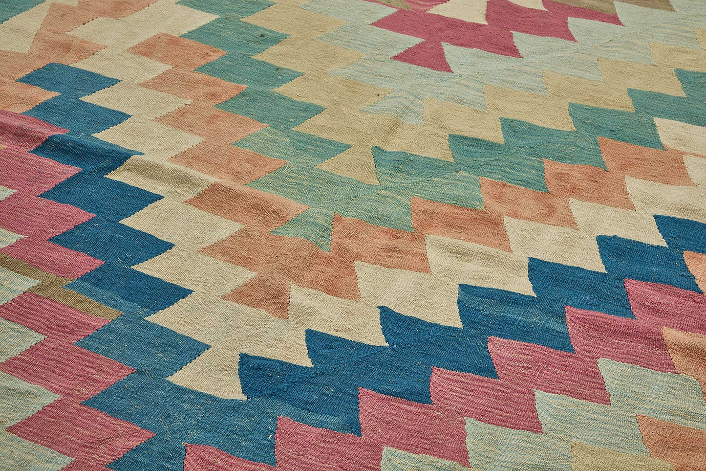 7x11 Handwoven Turkish Kilim Rug - 50687