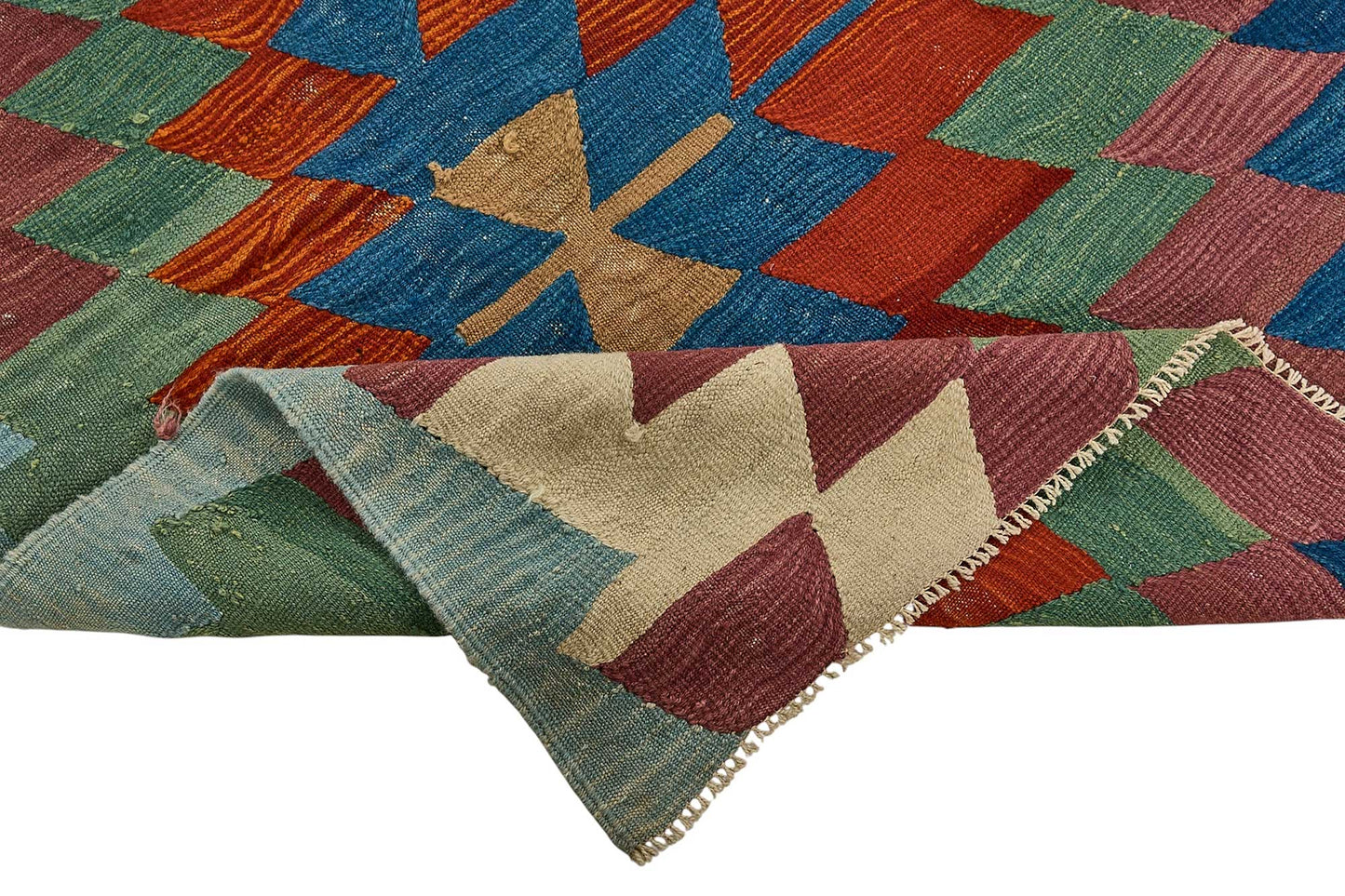 6x8 Handwoven Turkish Kilim Rug - 50689