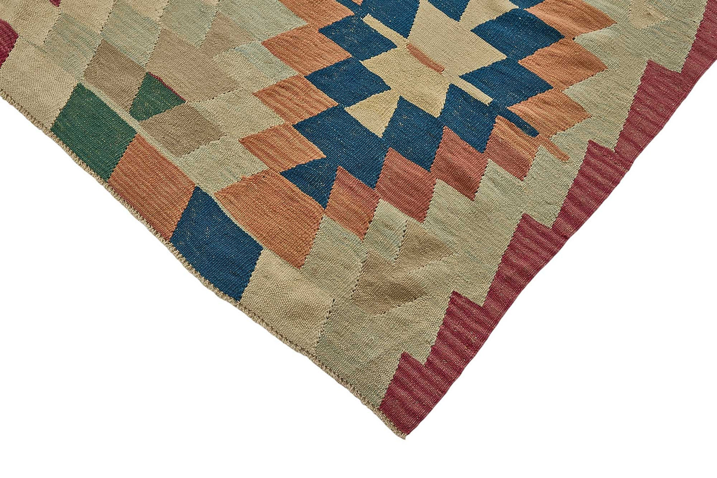 6x11 Handwoven Turkish Kilim Rug - 50693