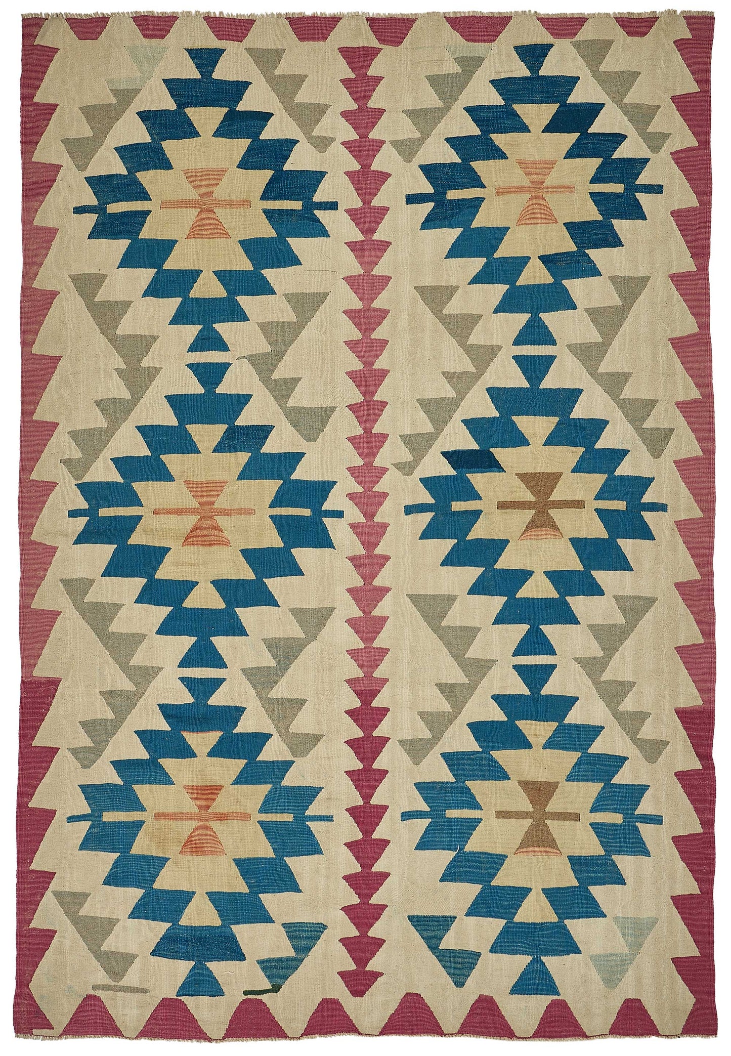 6x9 Handwoven Turkish Kilim Rug - 50697