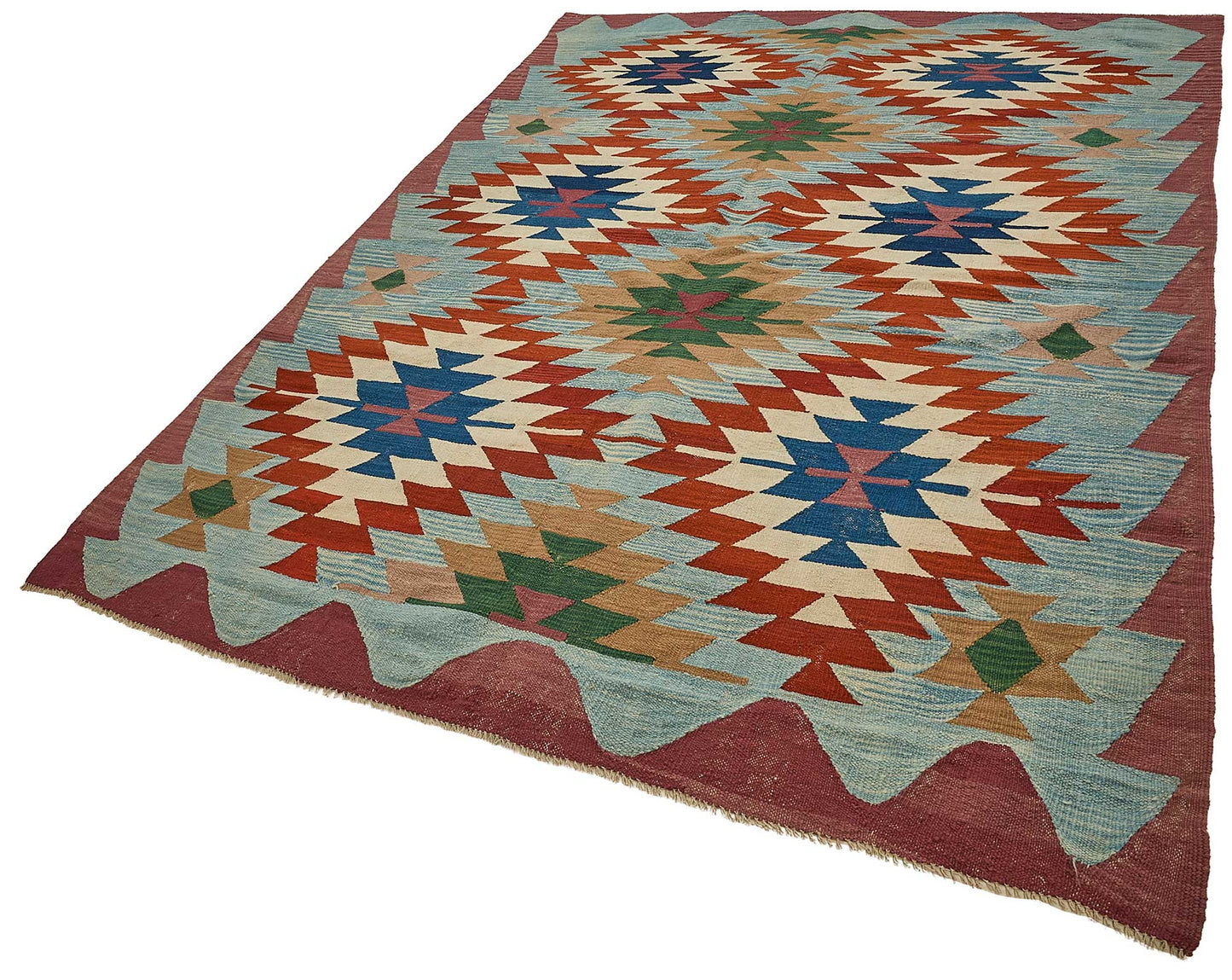 6x8 Handwoven Turkish Kilim Rug - 50703