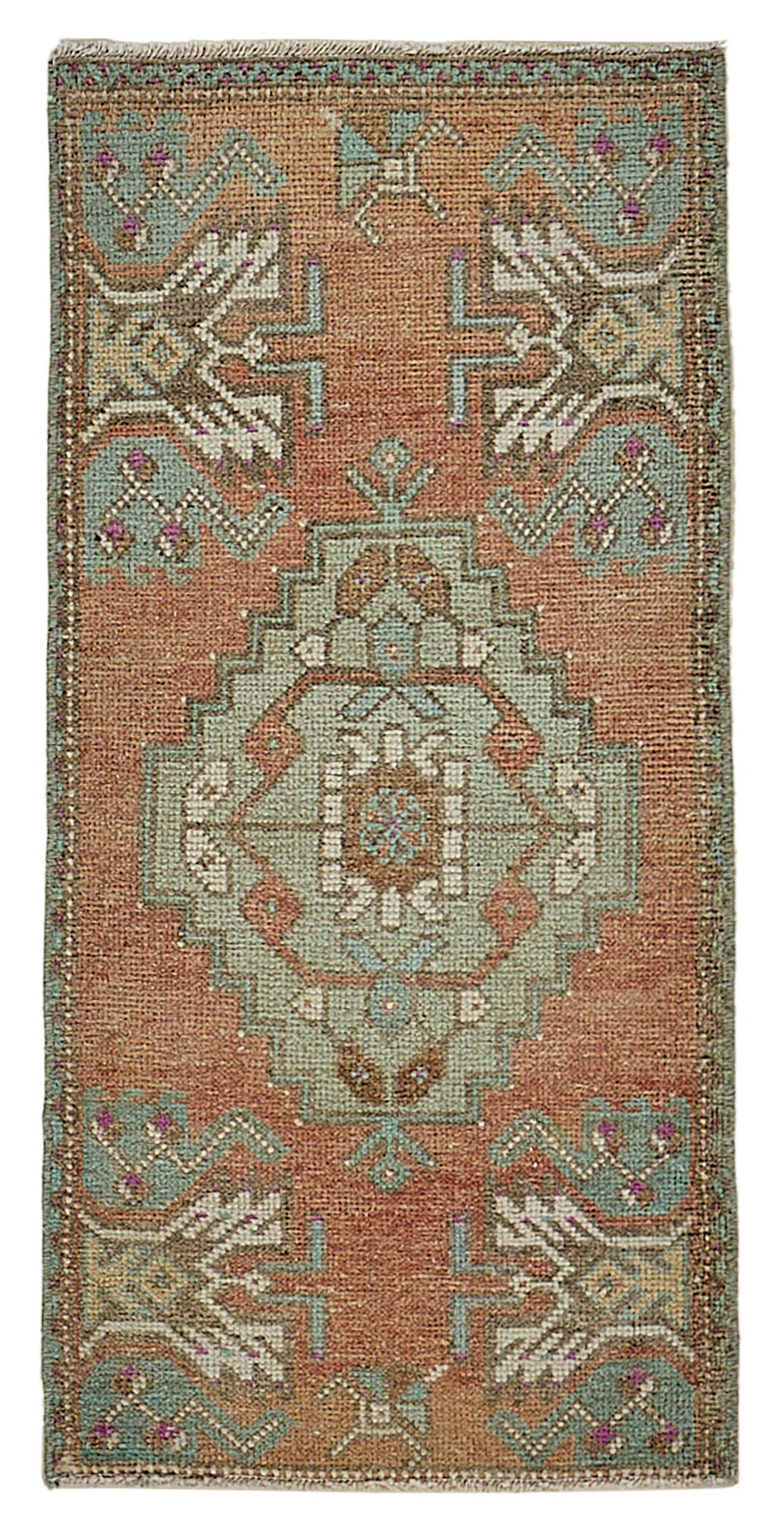 1x3 Vintage Turkish Small Rug – 50764